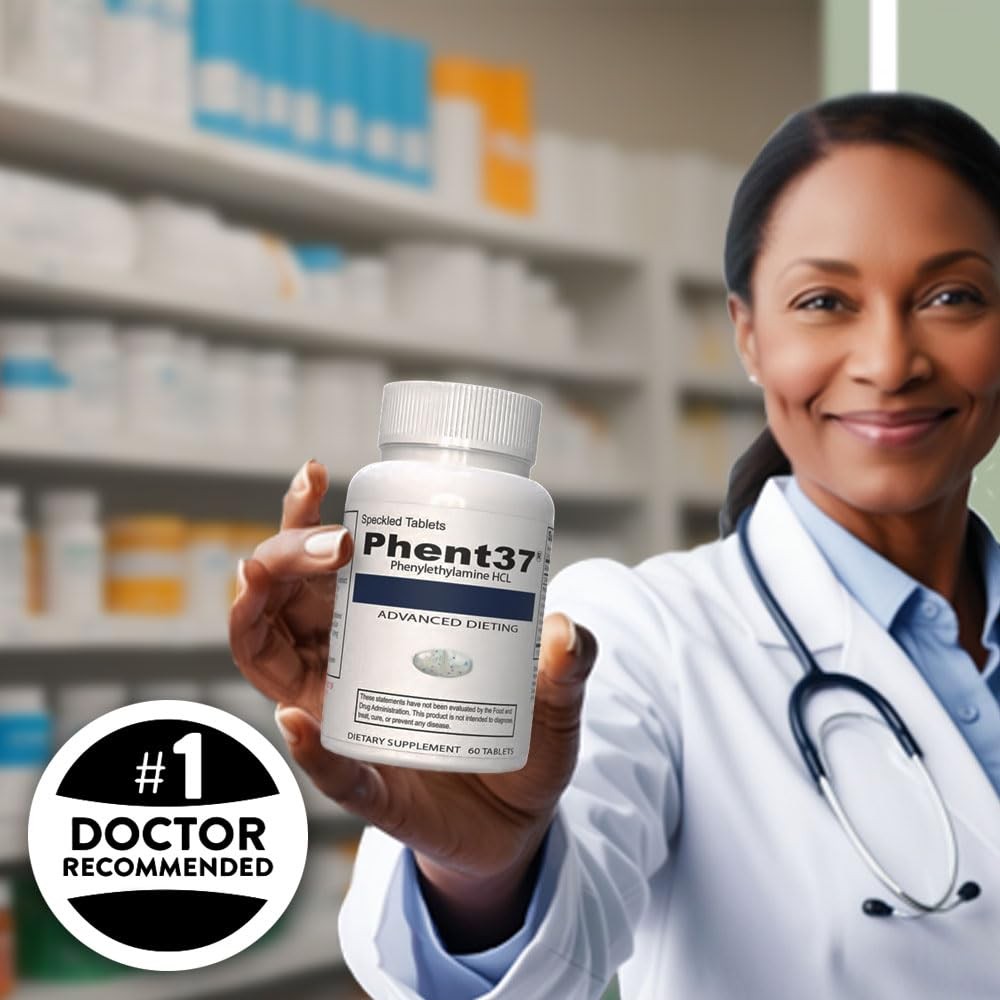 Phent37 1 Bottle 60 Speckled Tablets Advanced Phenylethylamine HCL Dietary …