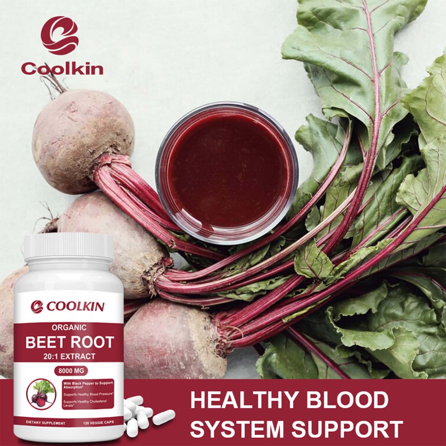 Beet Root-Nitric Oxide Booster, Energy & Vitali, Heart & Blood Pressure Health