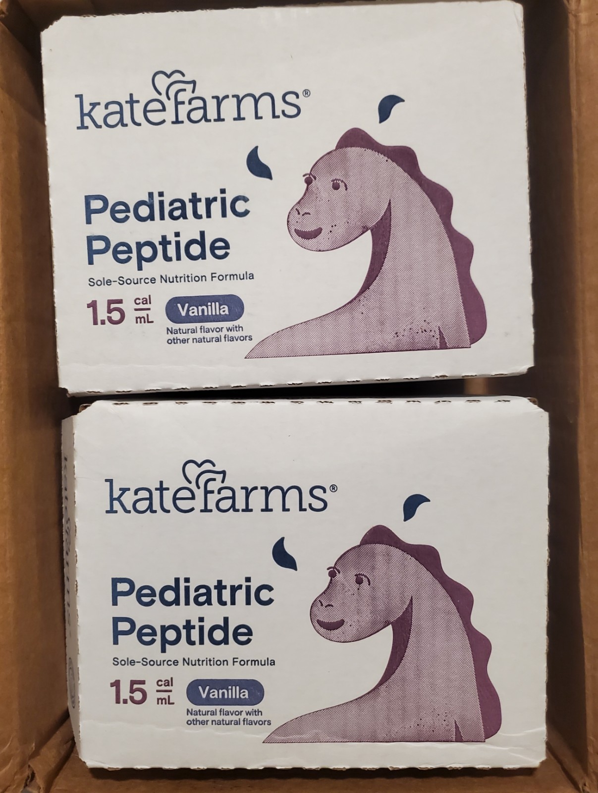 Kate Farms Pediatric Peptide 1.5 Vanilla 8.45 Oz case 24 Bottles Exp-08/26-09/26