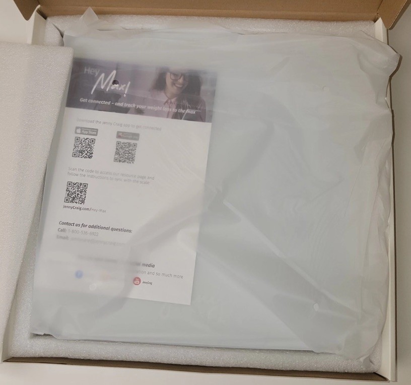 Jenny Craig Hey Max! Digital Body Weight Scale