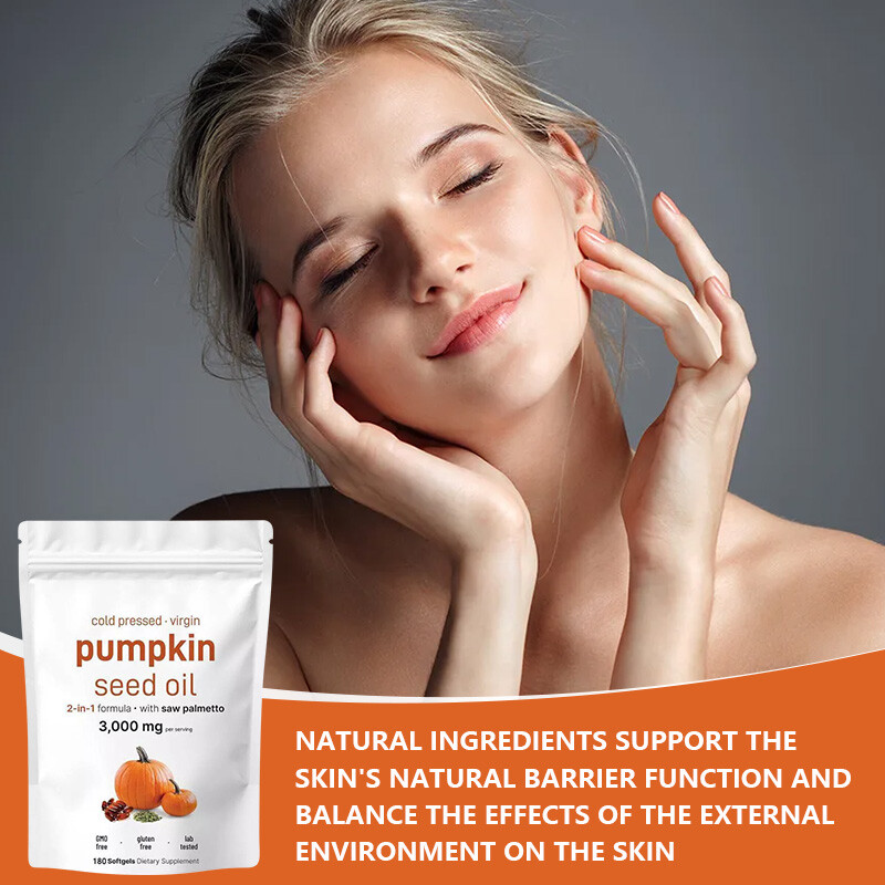 Pumpkin Seed Oil Saw Palmetto 3000 mg Per Serving -Bladder & Prostate Health
