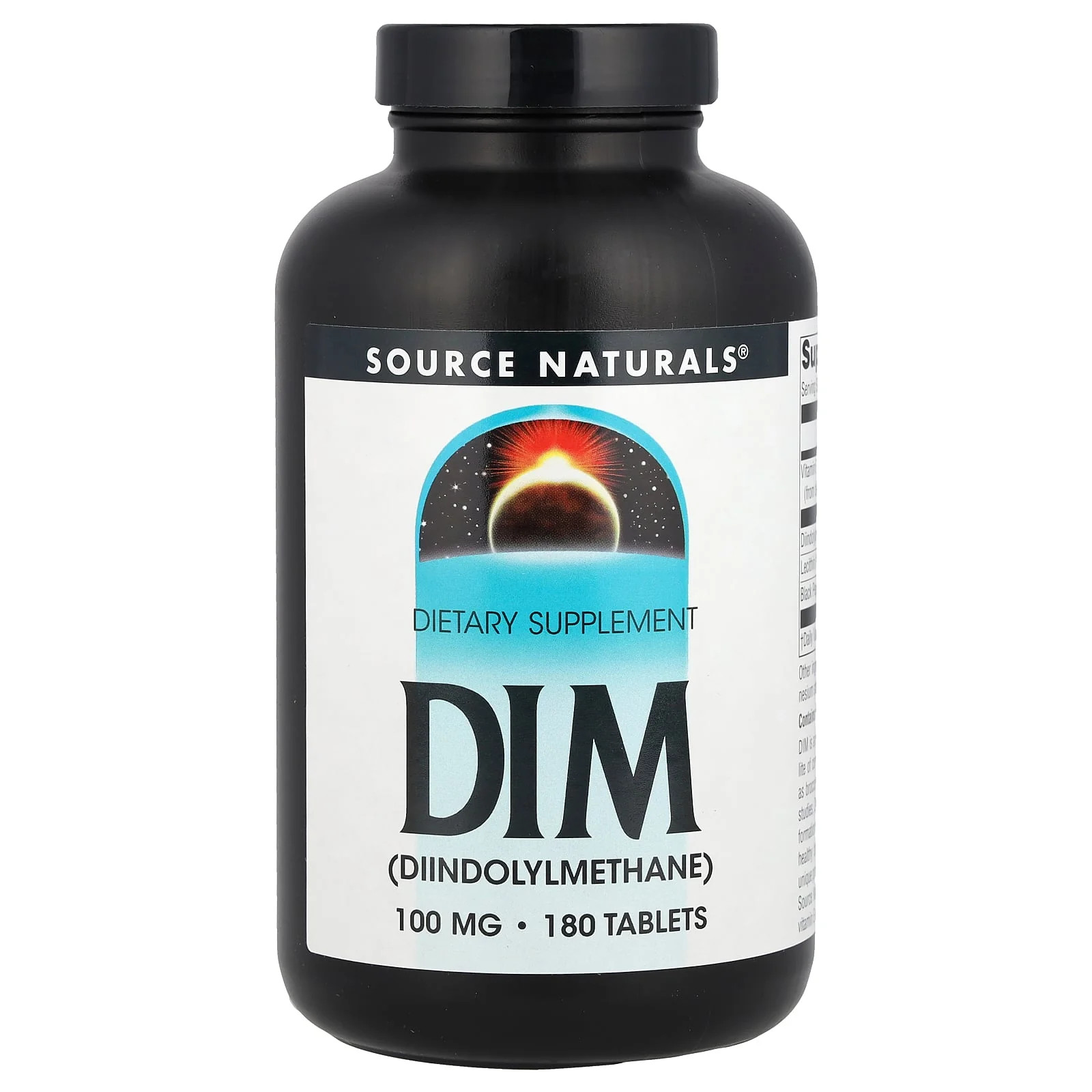 2 X Source Naturals, DIM, 100 mg, 180 Tablets