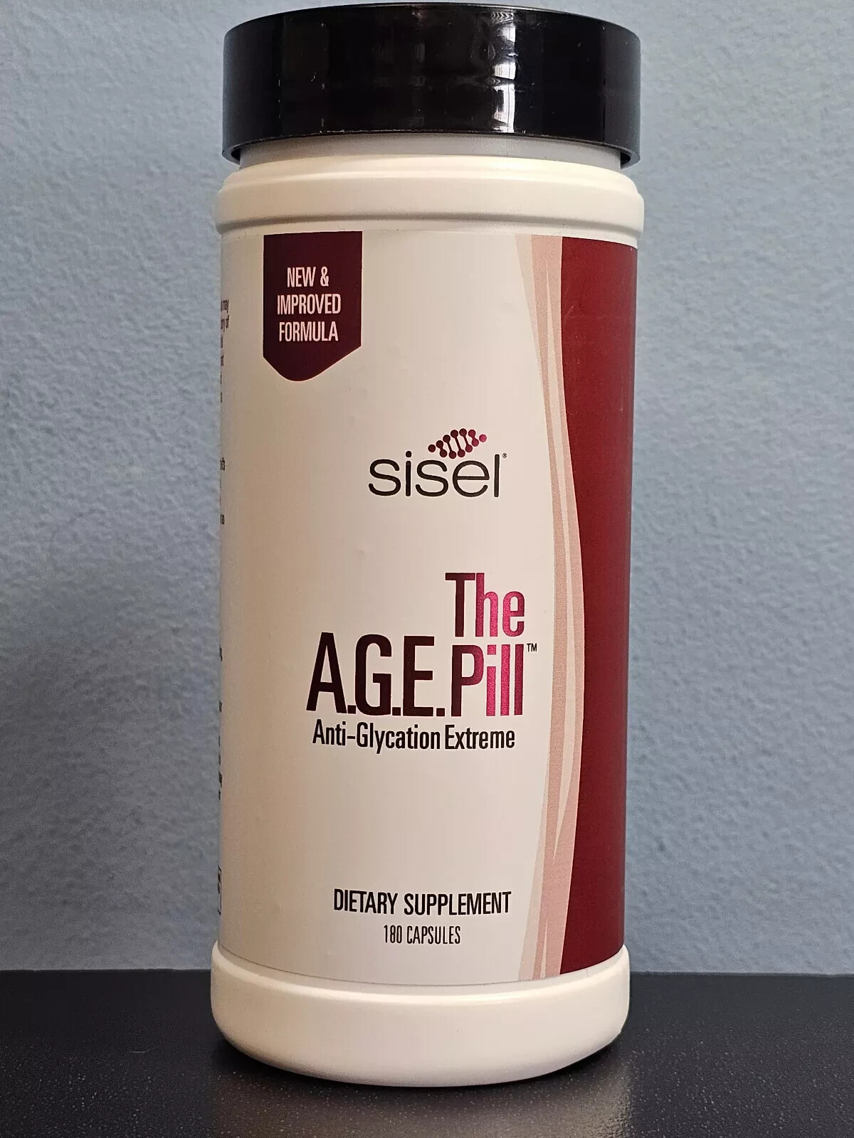 Sisel The A.G.E. AGE Pill Anti-Glycation Extreme 180 Capsules – New! Exp 5/2025