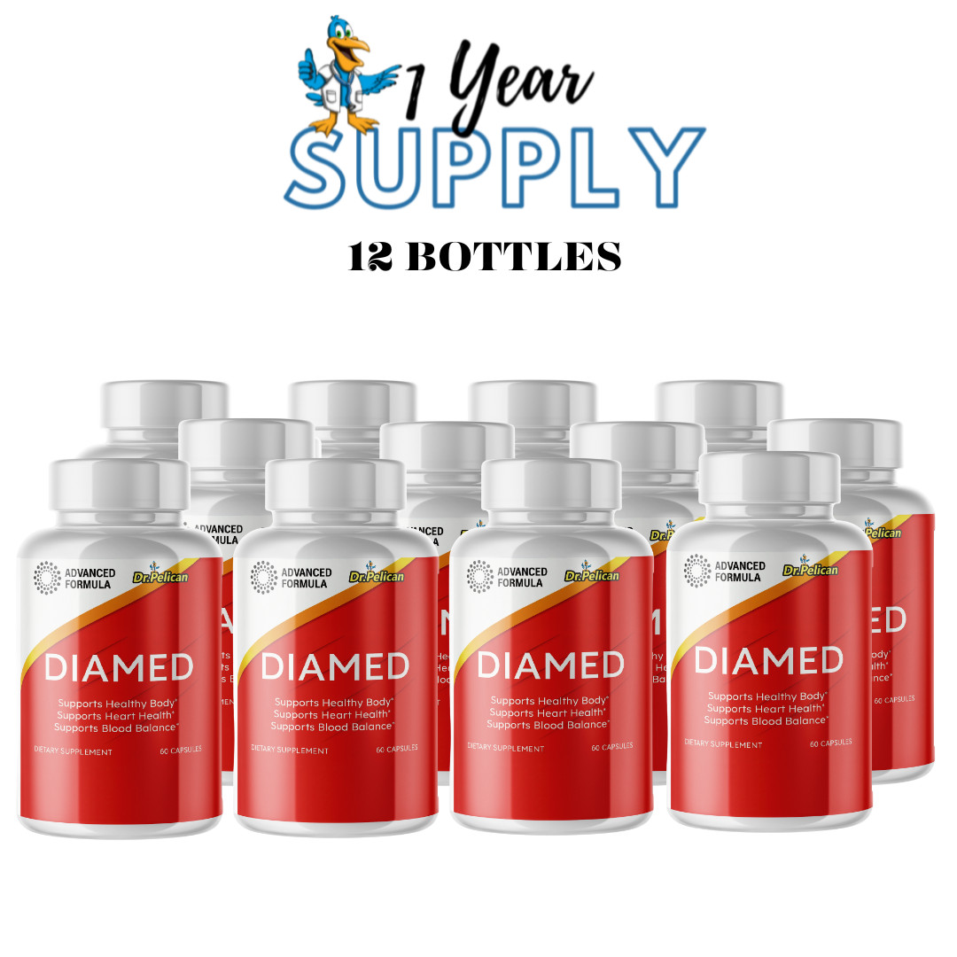 Diamed – Blood Support- 12 Bottles- 720 Capsules