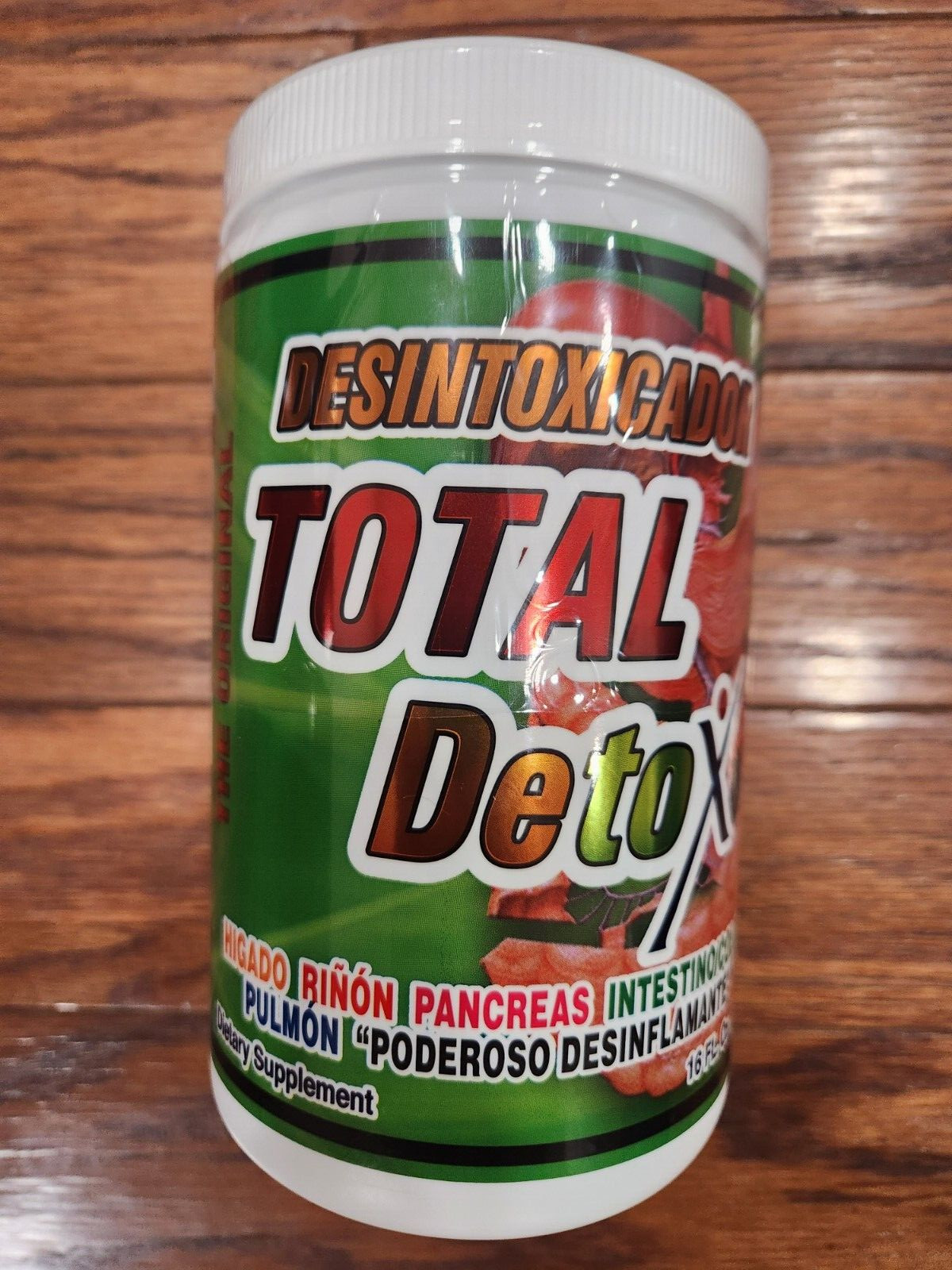 TOTAL DETOX THE ORIGINAL DETOXIFY YOUR BODY DIETARY SUPPLEMENT 16 OZ EXP.06/26