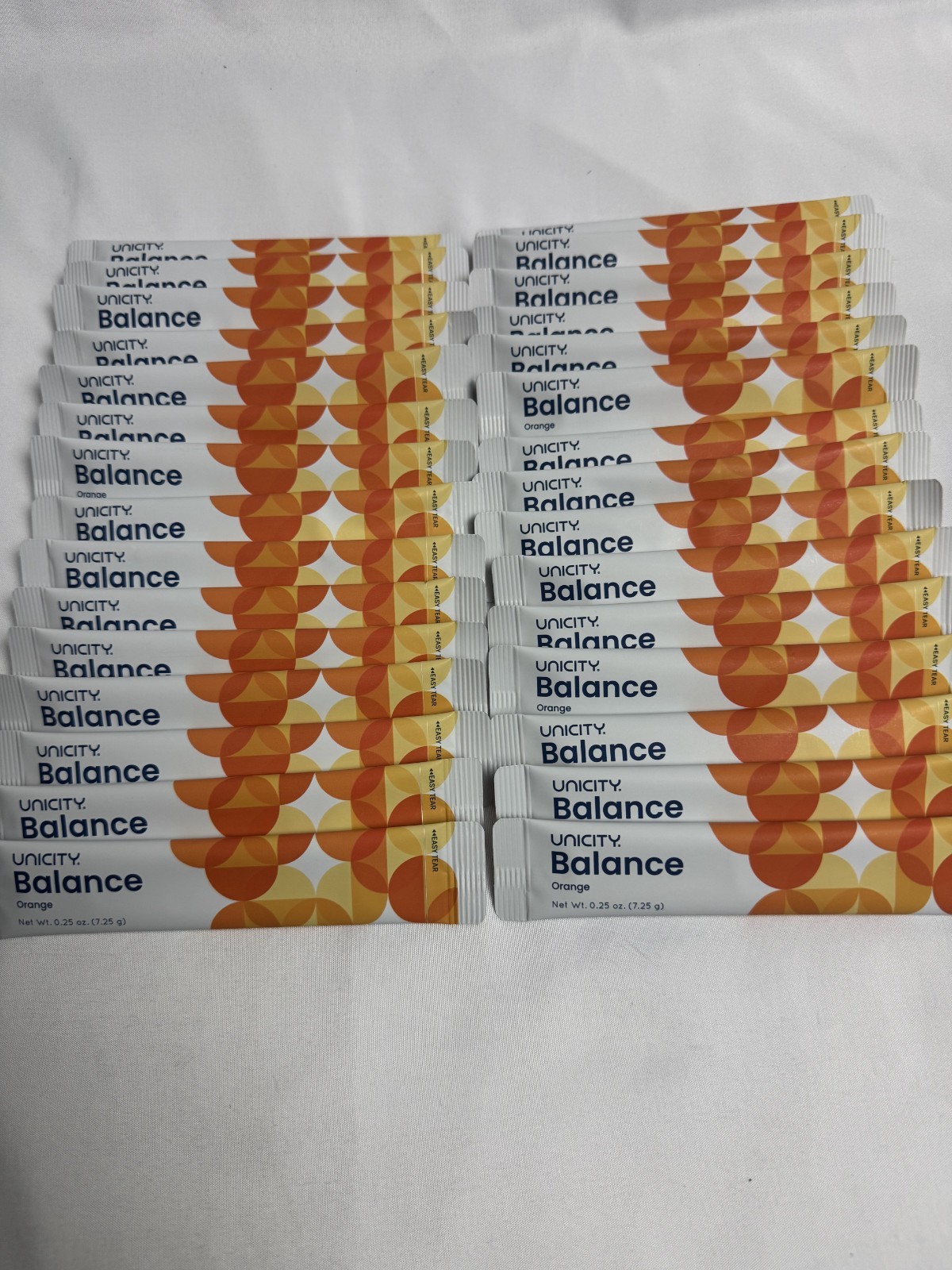 Unicity Balance Natural Orange Fiber Drink Mix 15 Pack Blood Sugar Support NEW
