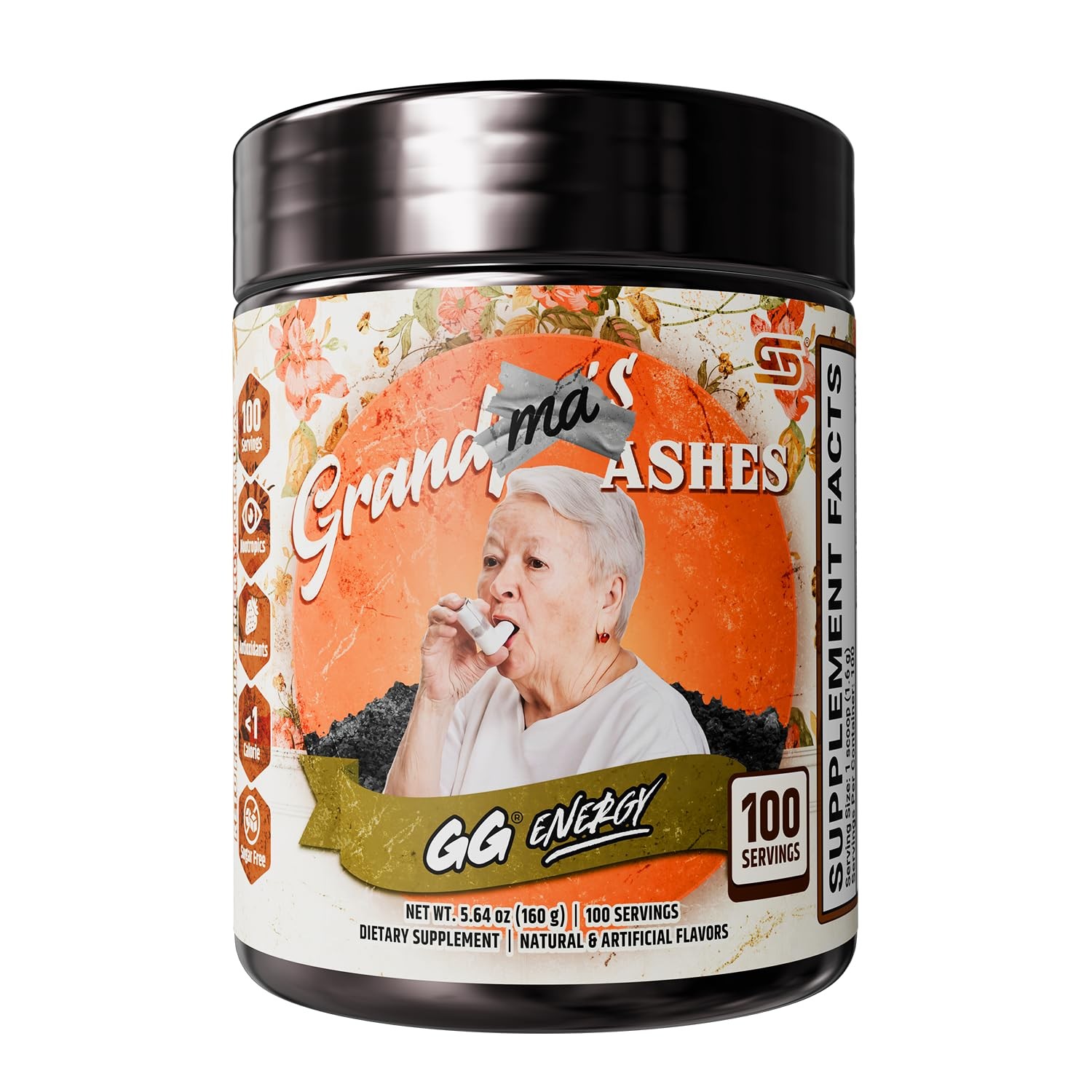 Gamer Supps GG Energy Grandma’s Ashes by Goons 100 Servings Keto Friendly G…