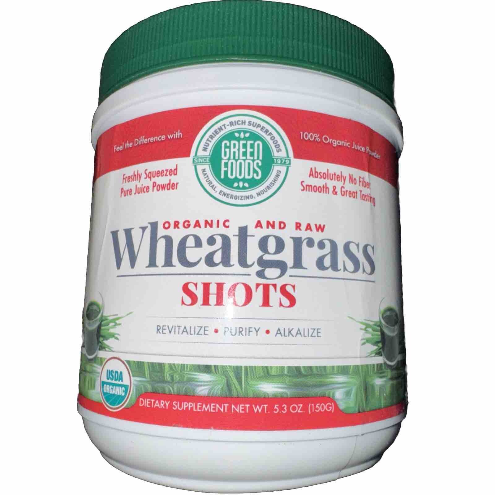 Organic & Raw, Wheatgrass Shots, 5.3 oz (150 g)