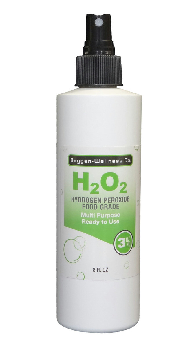 ❤️ Food Grade Hydrogen Peroxide 3% H2O2 8oz Spray Bottle Cleaner Sanitizer