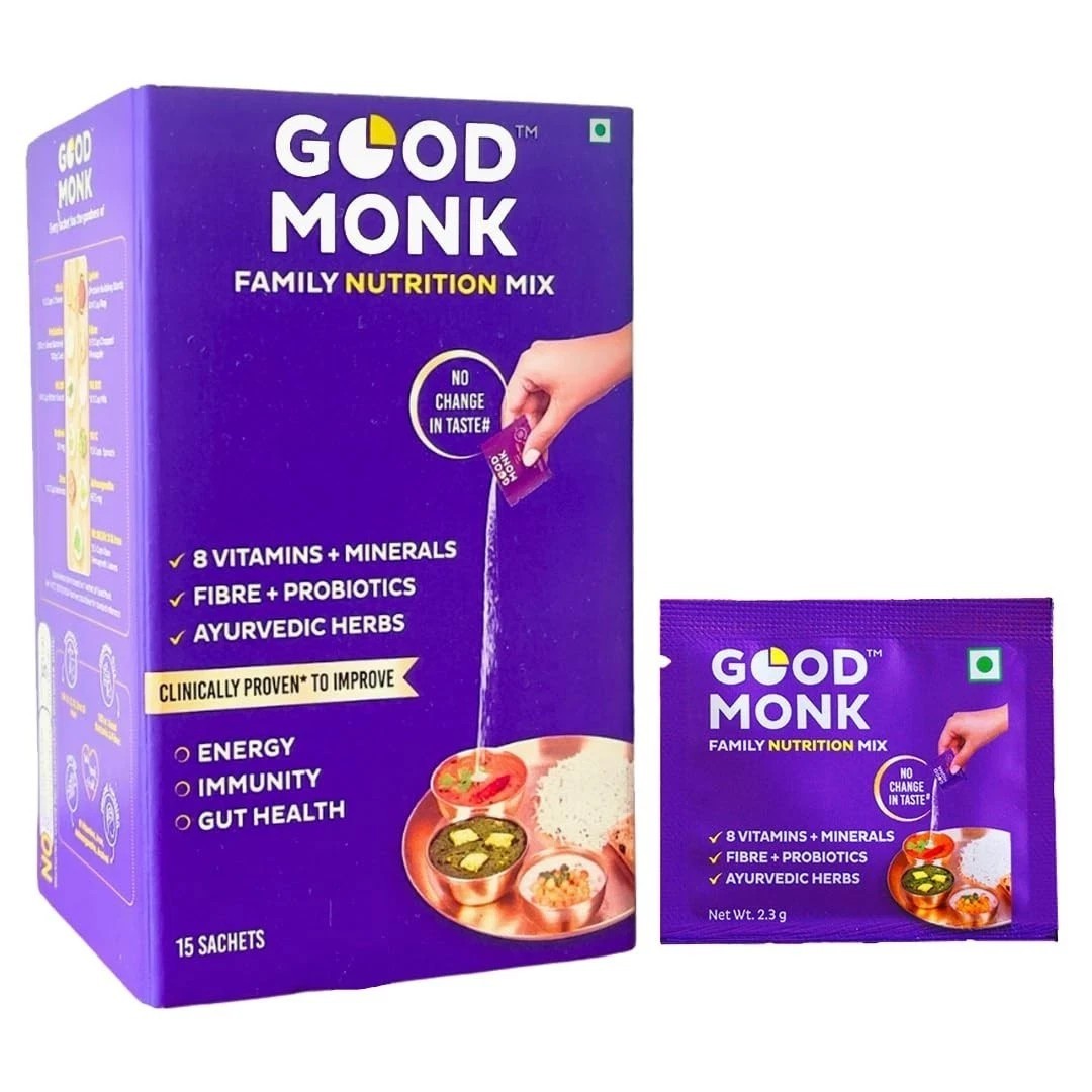 Good Monk Multivitamin Improves Energy ,Immunity & Gut Health 15 Sachets p111