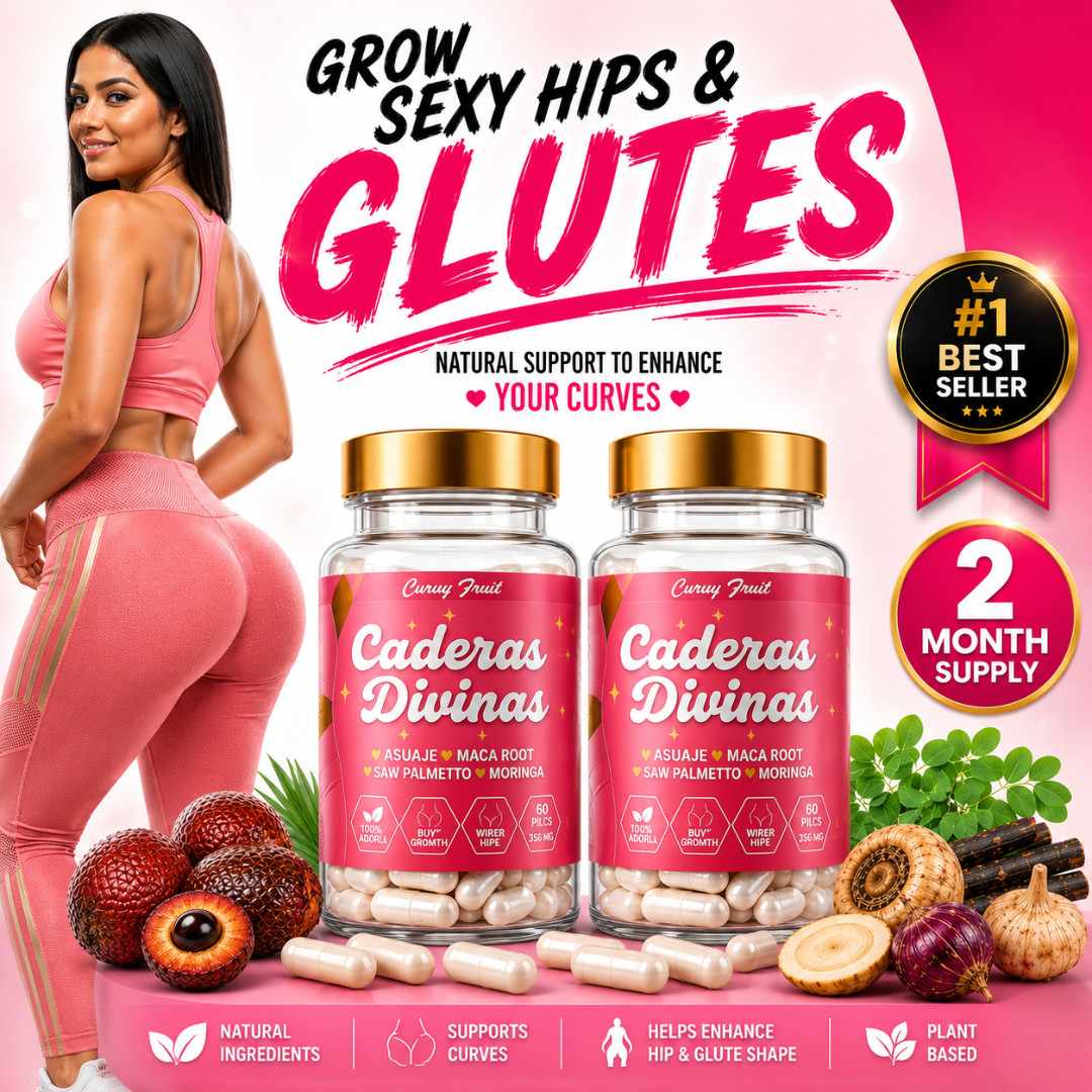 Maximum Butt & Hips Growth – Aguaje Curvy Fruit + Maca + Saw palmeto• 60 days