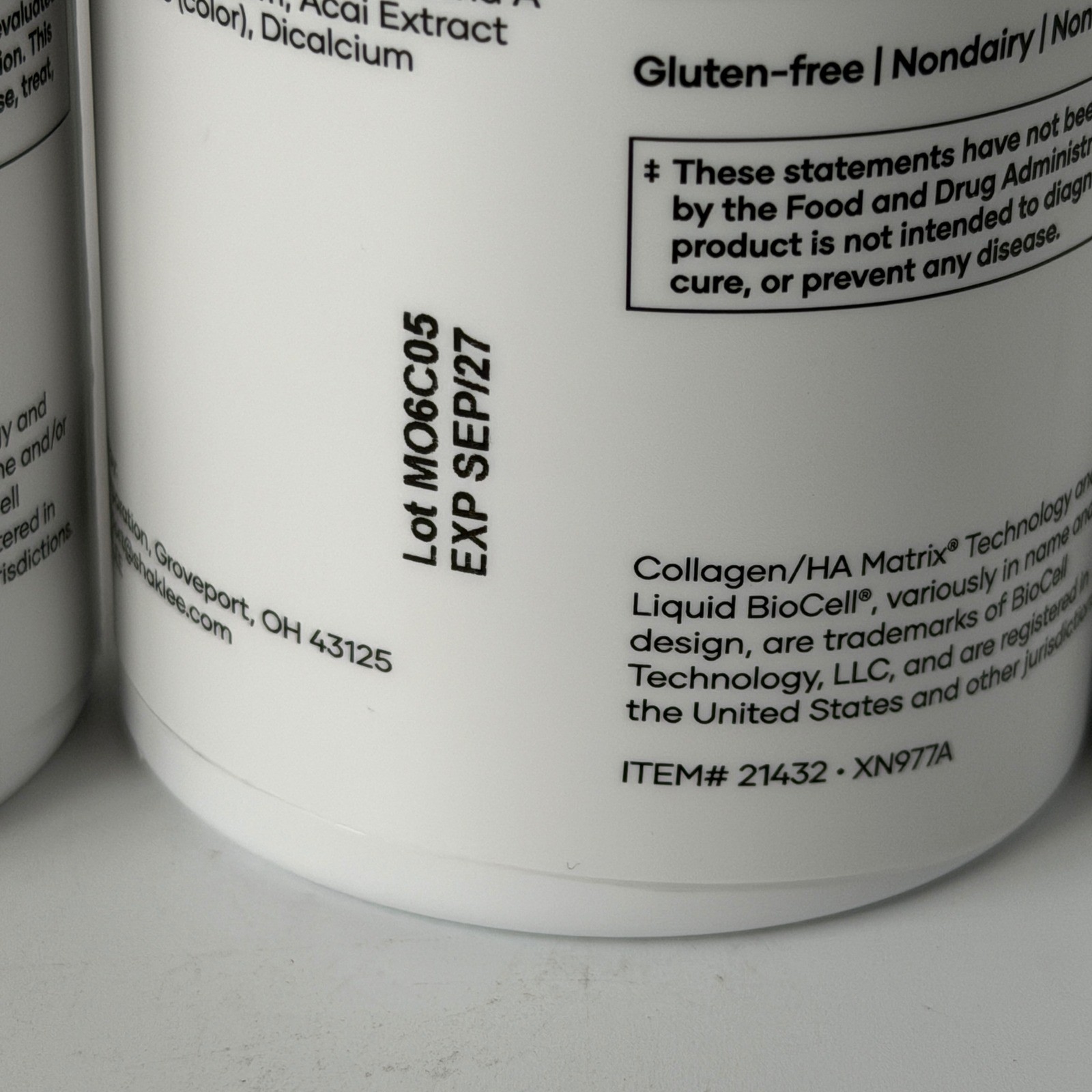 3 Pack Shaklee Liquid BioCell Life+ Bioactive Collagen TriPlex 15.2 EXP 9/27