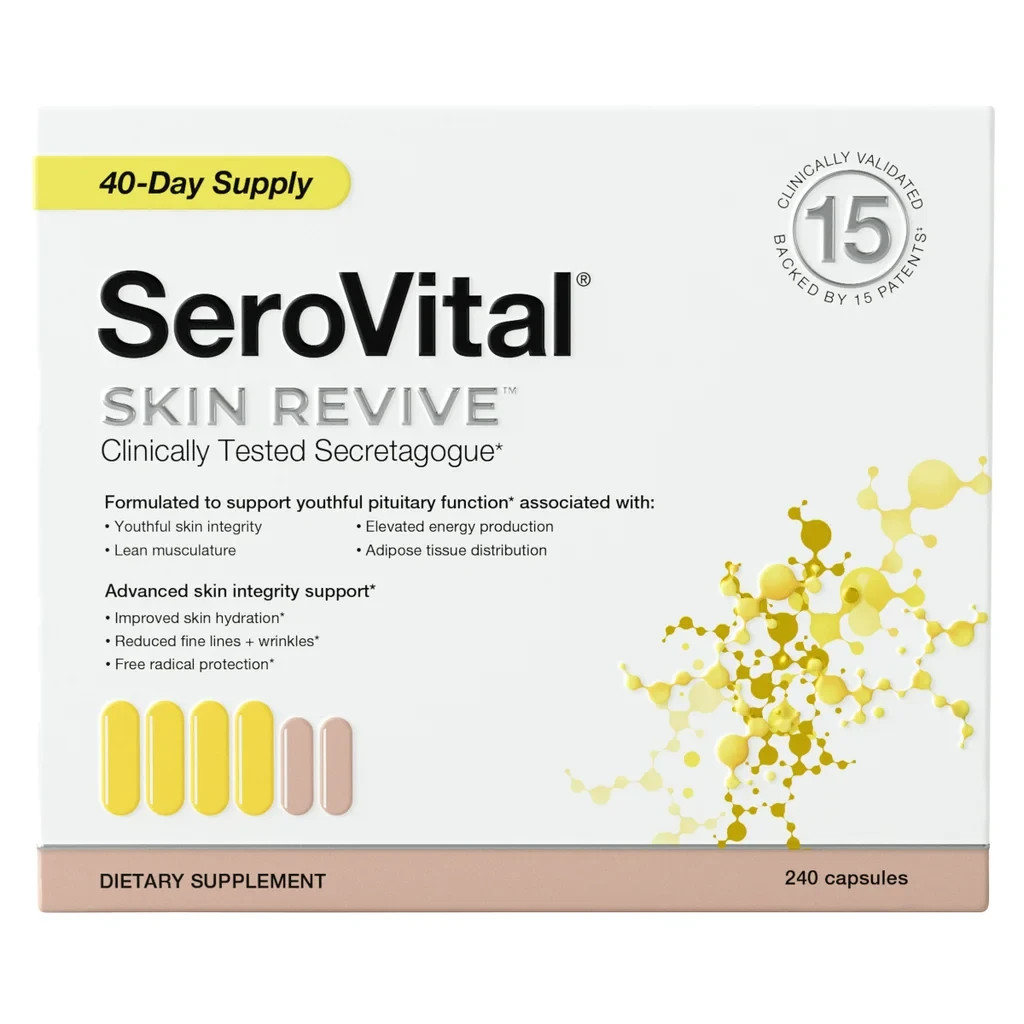 SeroVital Skin Revive 240-Capsules 40 Days Supply Anti-Aging Dietary Supplements