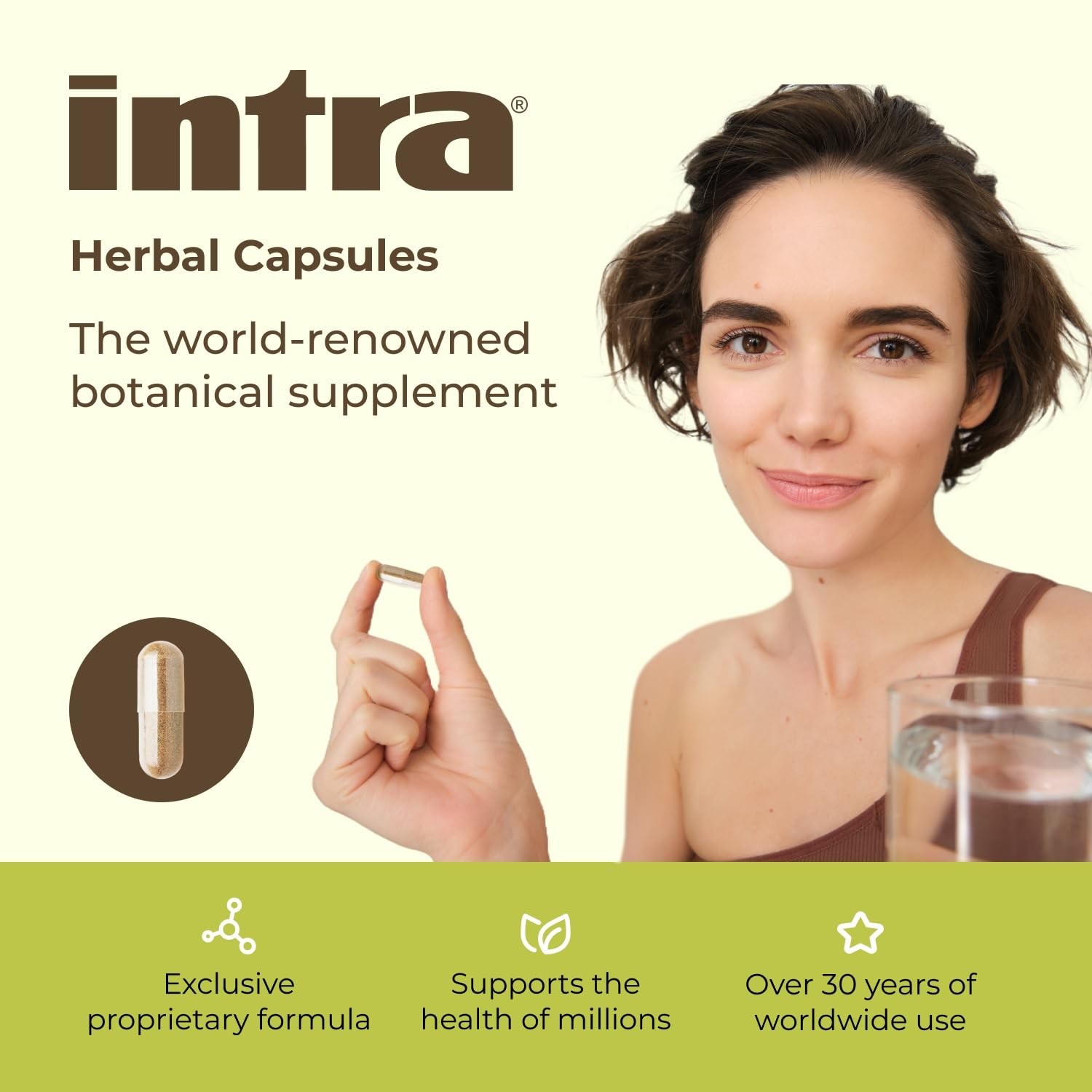 Intra Lifestyles Capsules – Herbal Supplement for Immune 64 Count (Pack of 1)