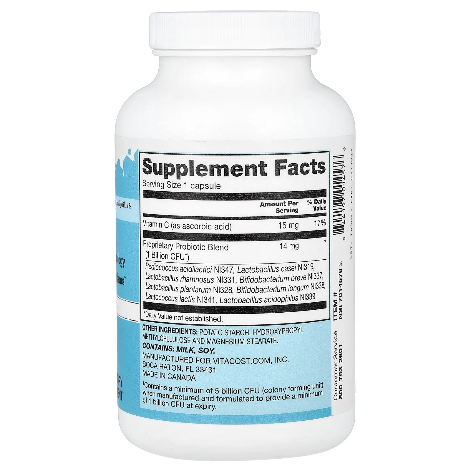 2 X Vitacost, Probiotic 8-5, 240 Capsules