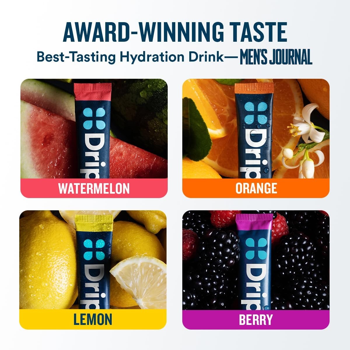 Electrolyte Drink Mix Variety Pack – 32 Single Serve Hydration Packets – Non-GMO