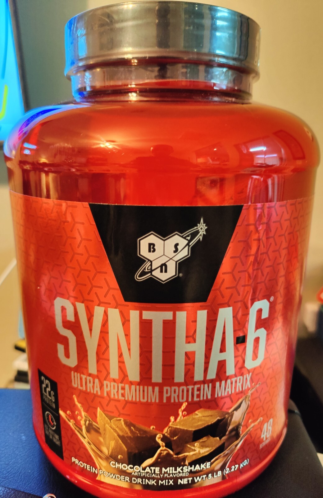 SEALED BSN Syntha-6 Chocolate Milkshake 5 lbs 48 servings 22 grams Exp 07/24 EAA