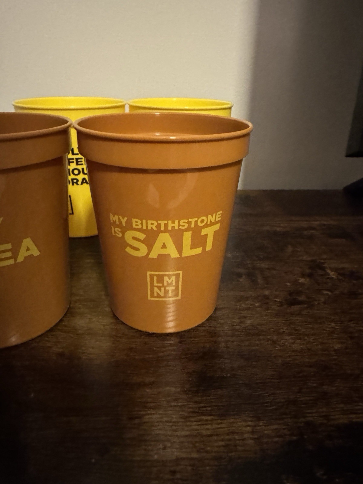 LMNT Iced Tea + Lemonade Exclusive 4 Branded Cups Limited Edition Brand New 2026