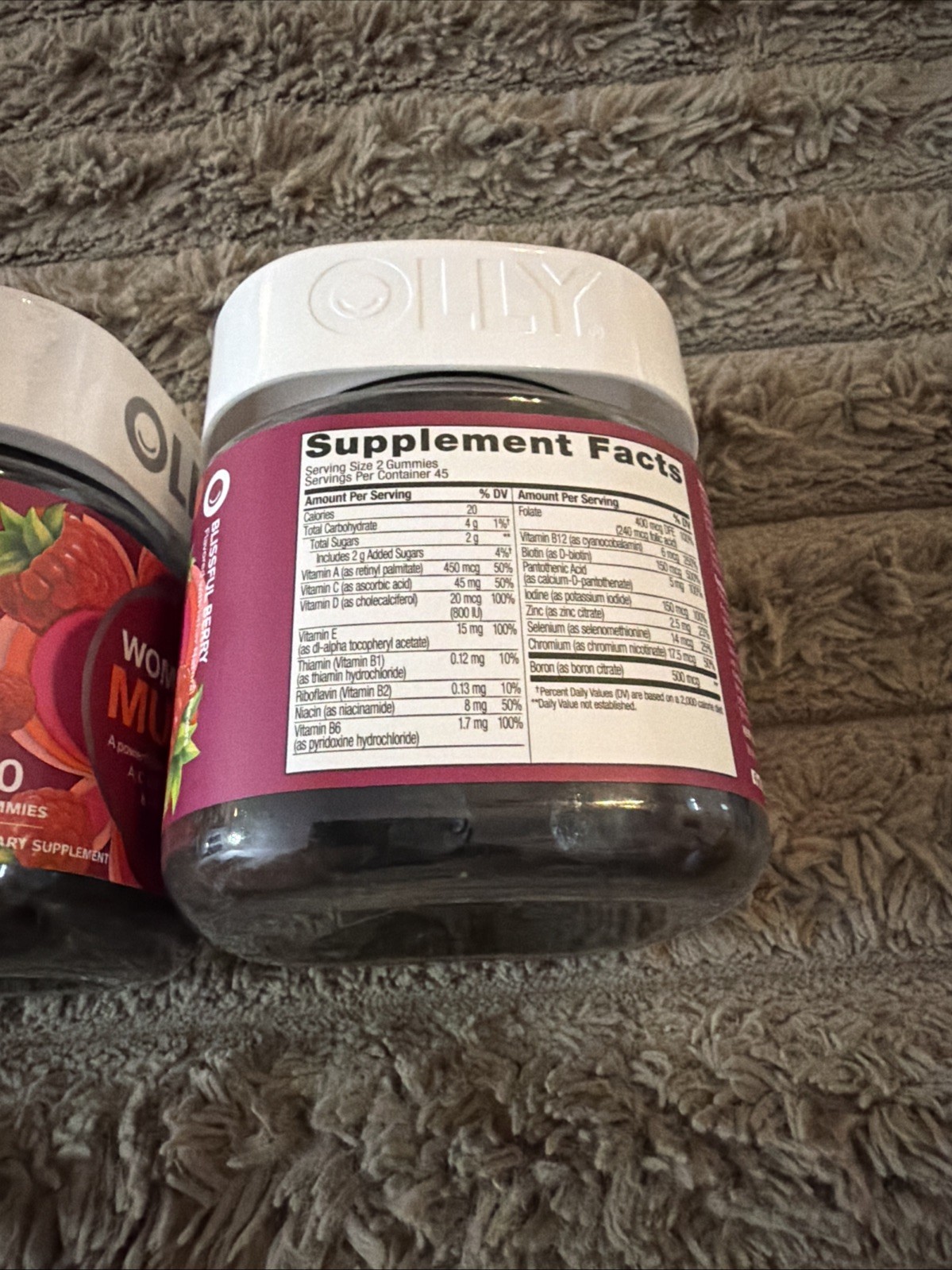 Olly Women’s Multi Vitamin Gummies 90 Count – Lot Of 2 – 07/25/2026