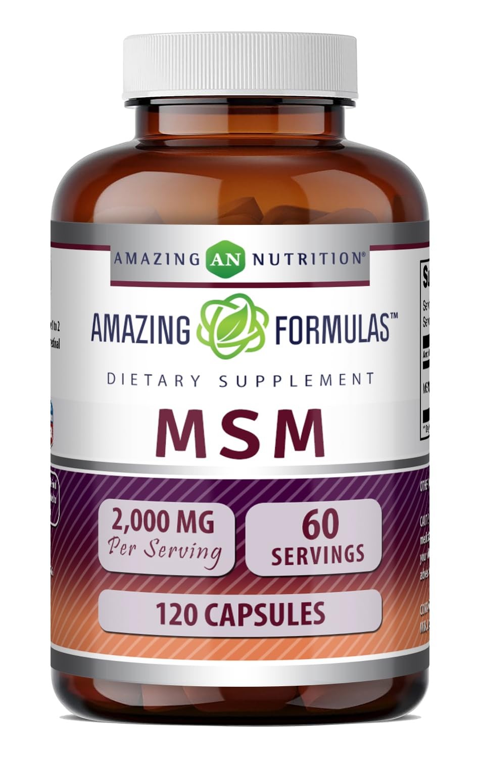 Msm Supplement 2000mg Methylsulfonylmethane Capsules Powder Benefits Dosage