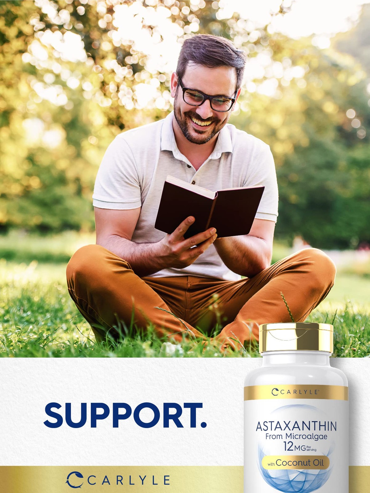 Astaxanthin 12Mg Softgels | 120 Count | Non-Gmo Gluten Free