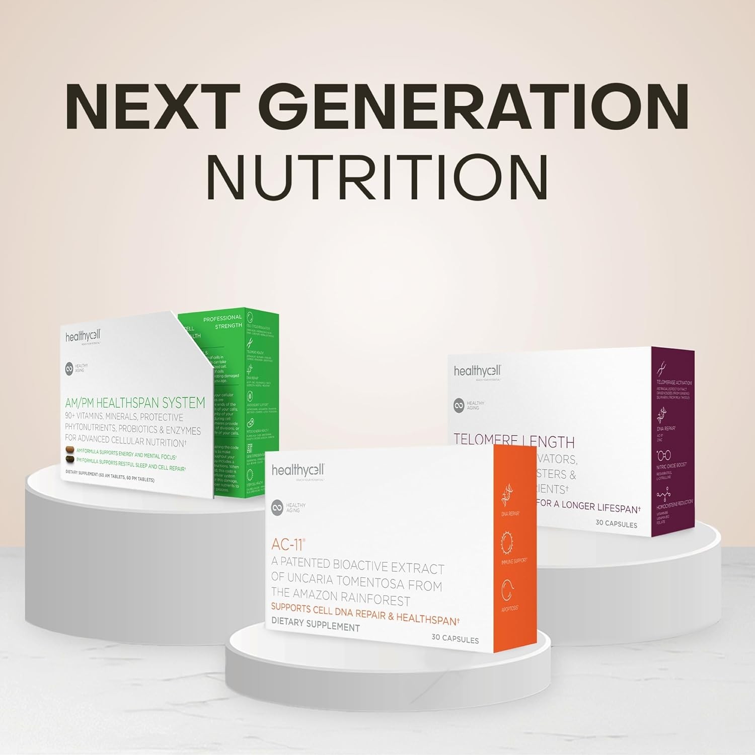 Anti-Aging Supplement for DNA Repair and Stem Cell Health, AC-11 – B