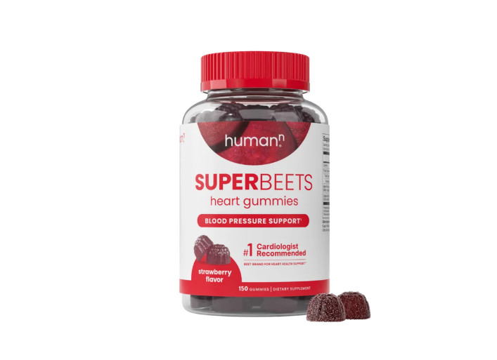 Humann SuperBeets Heart Gummies Strawberry 150 Count