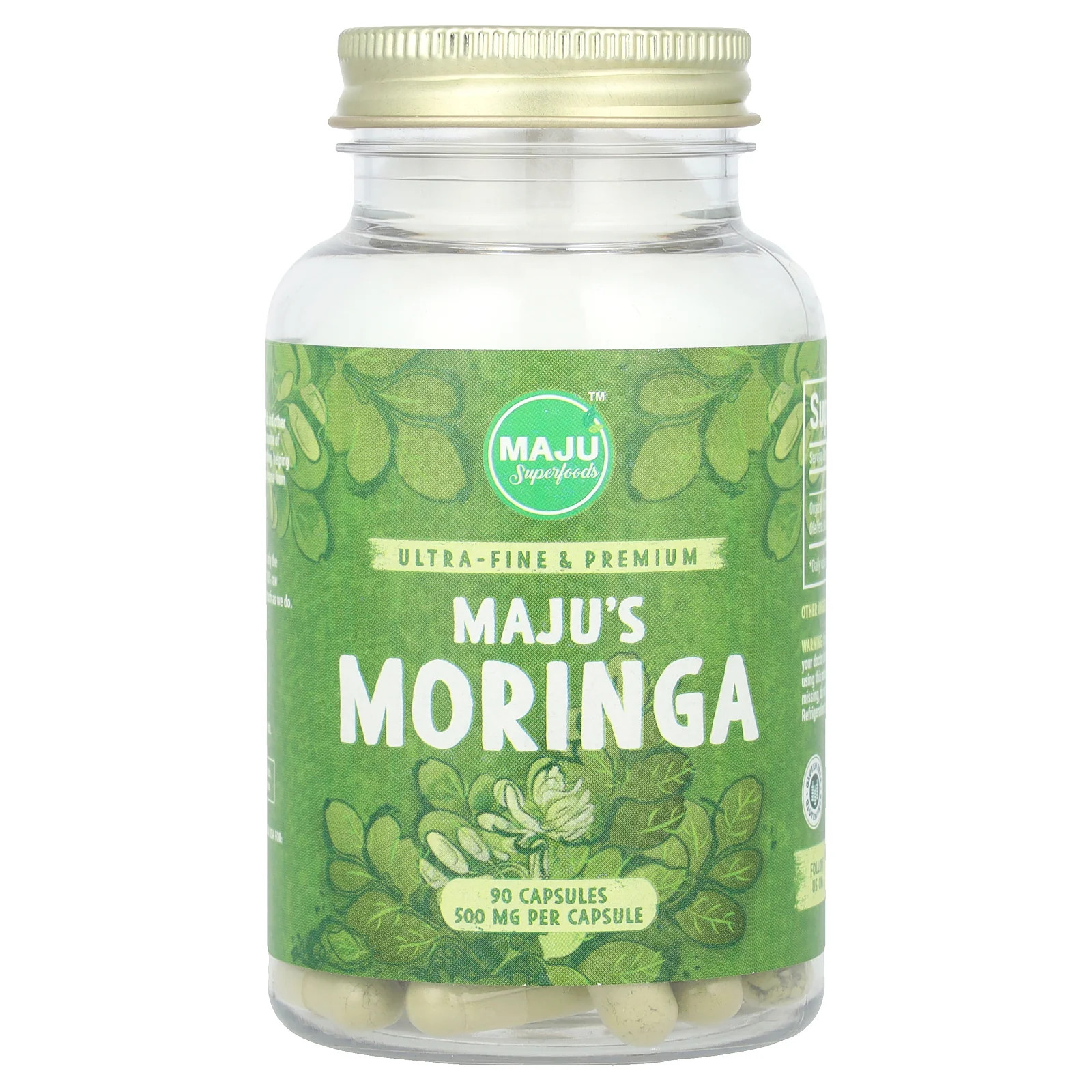 2 X Maju Superfoods, Maju’s Moringa, 90 Capsules (500 mg per Capsule)