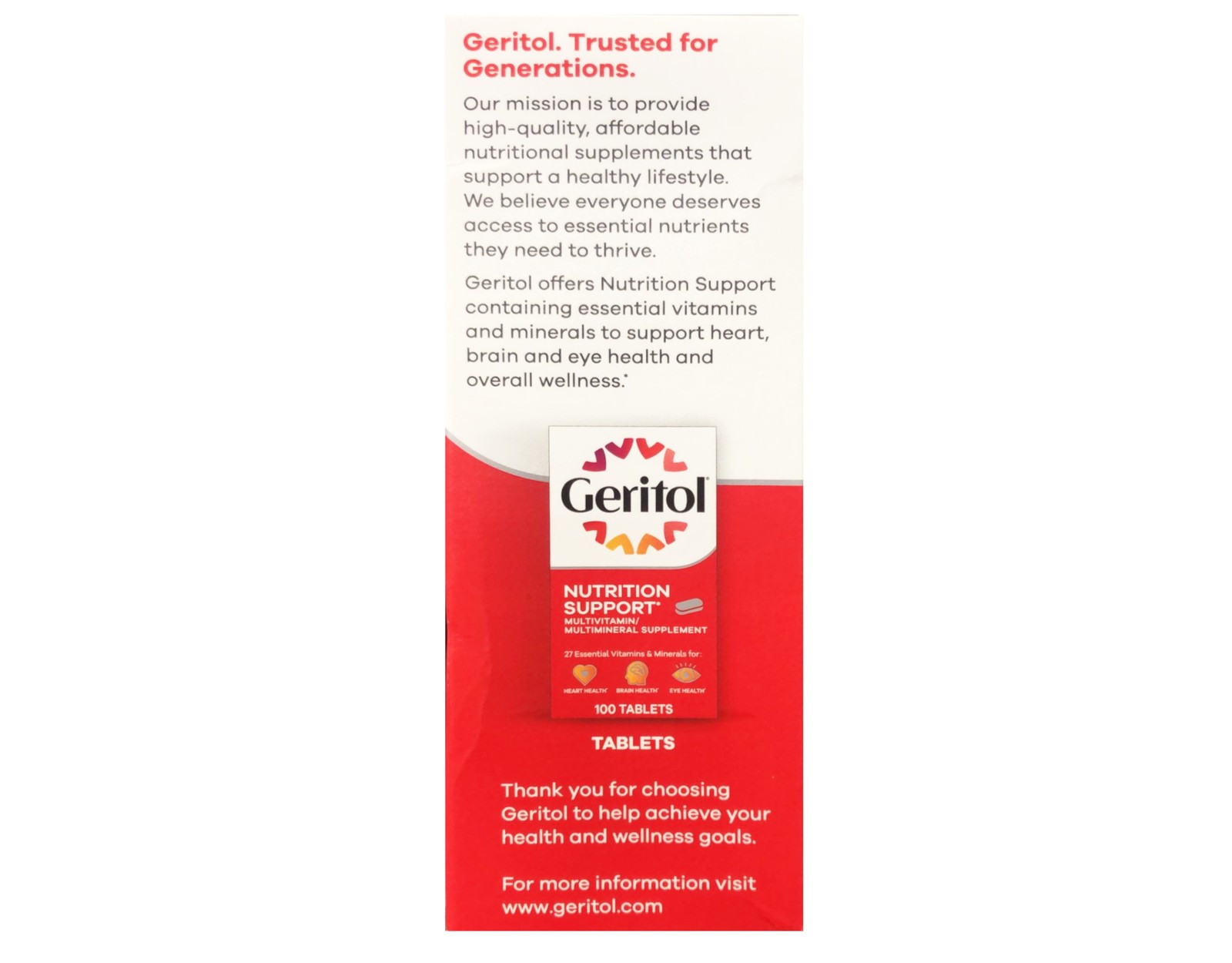 4 Pack Geritol Liquid High Potency Vitamin & Iron Supplement 12oz Each