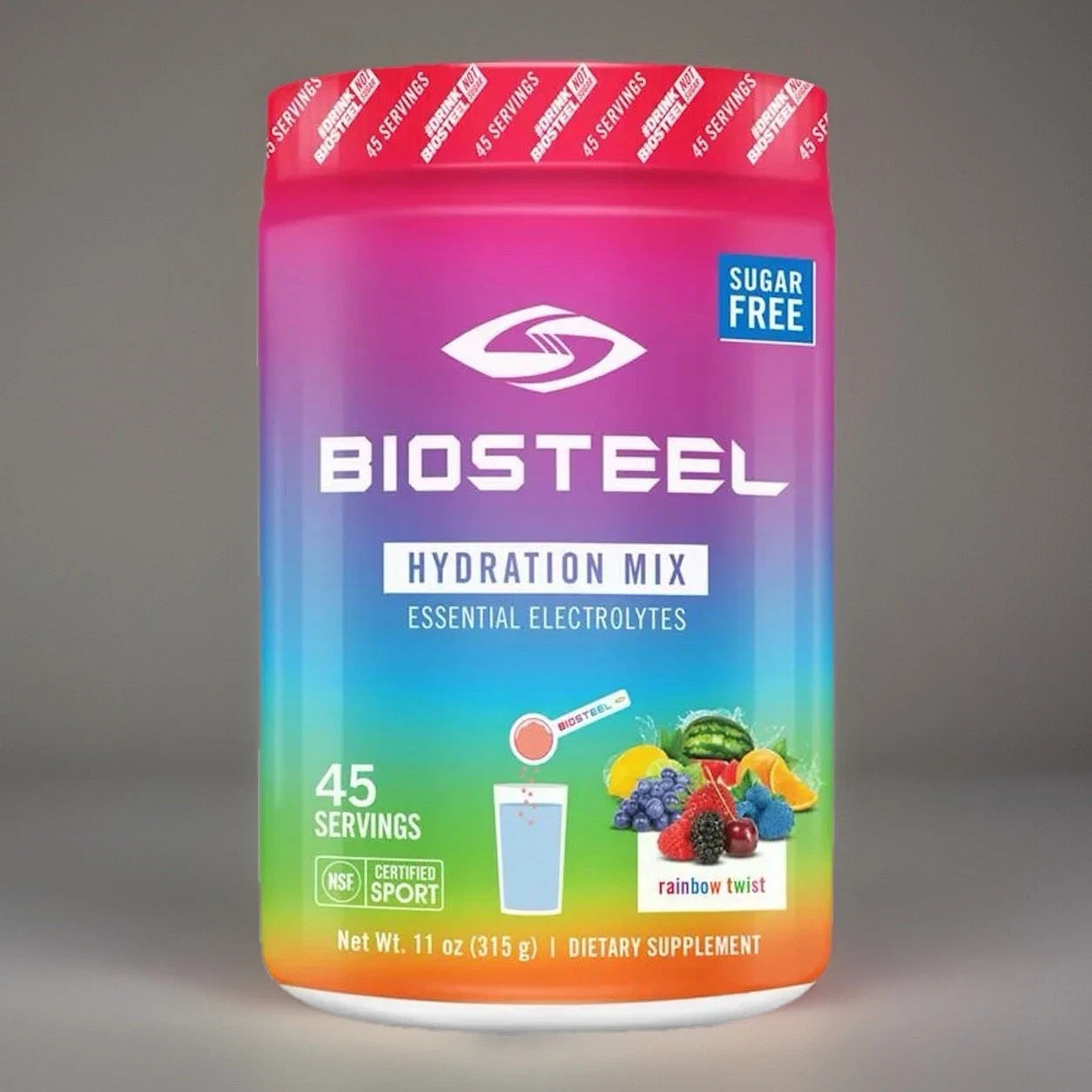 Biosteel Hydration Mix Essential Electrolytes – rainbow twist- 45 serv exp 12/24