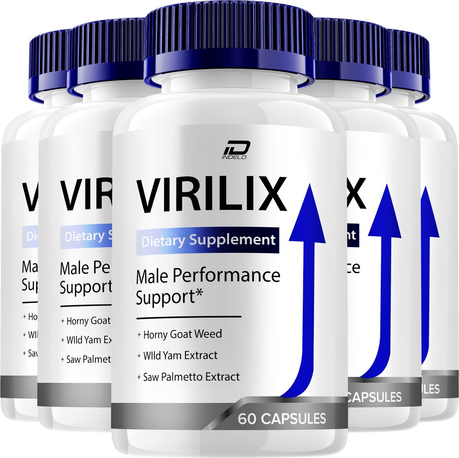 (5 Pack) Virilix for Men Capsules – Virilix Vitamin Complex Pills Energy Support