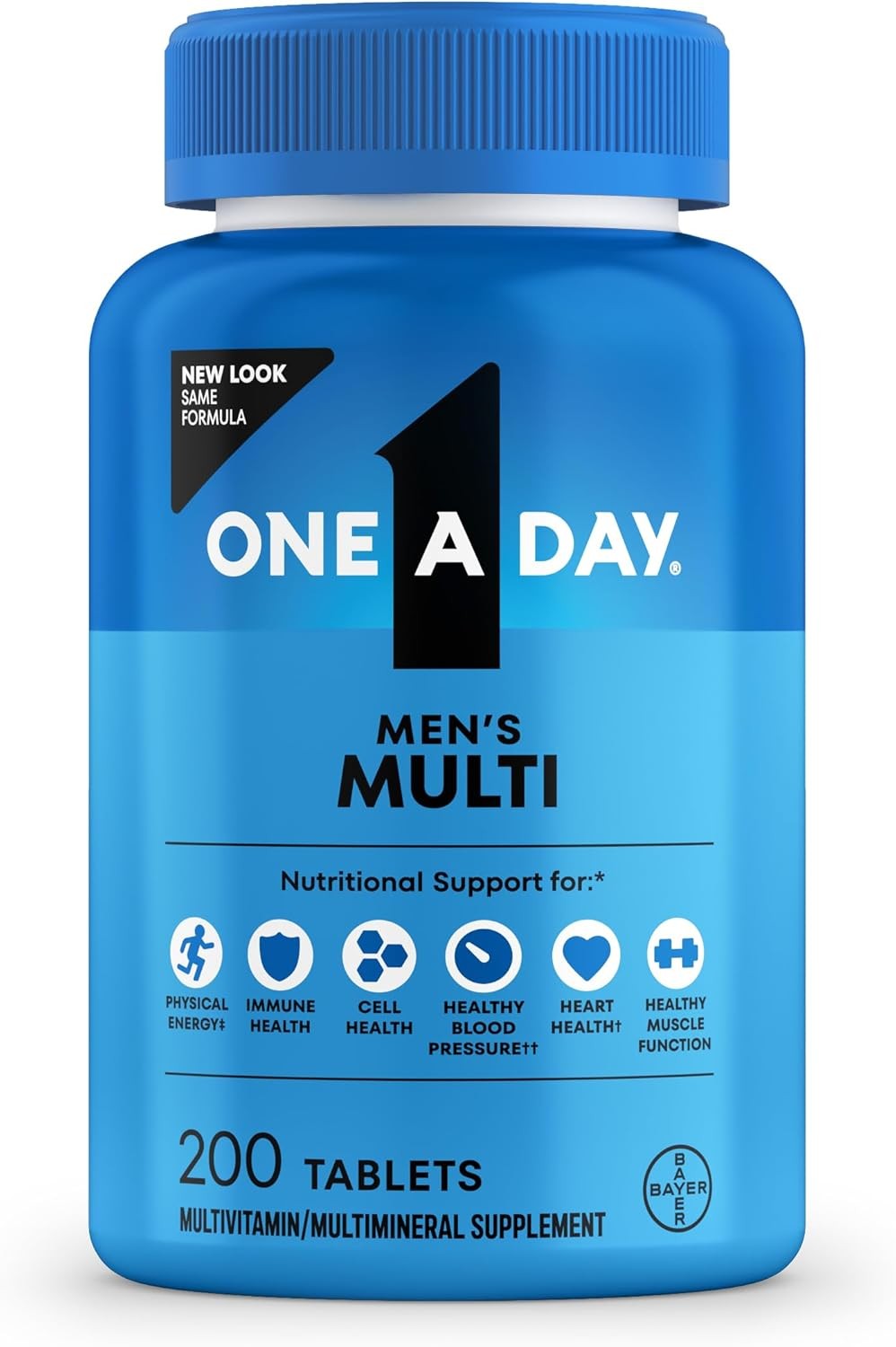 One A Day Multivitamin for Men – Daily Mens Multivitamins with Vitamin D, Zinc,