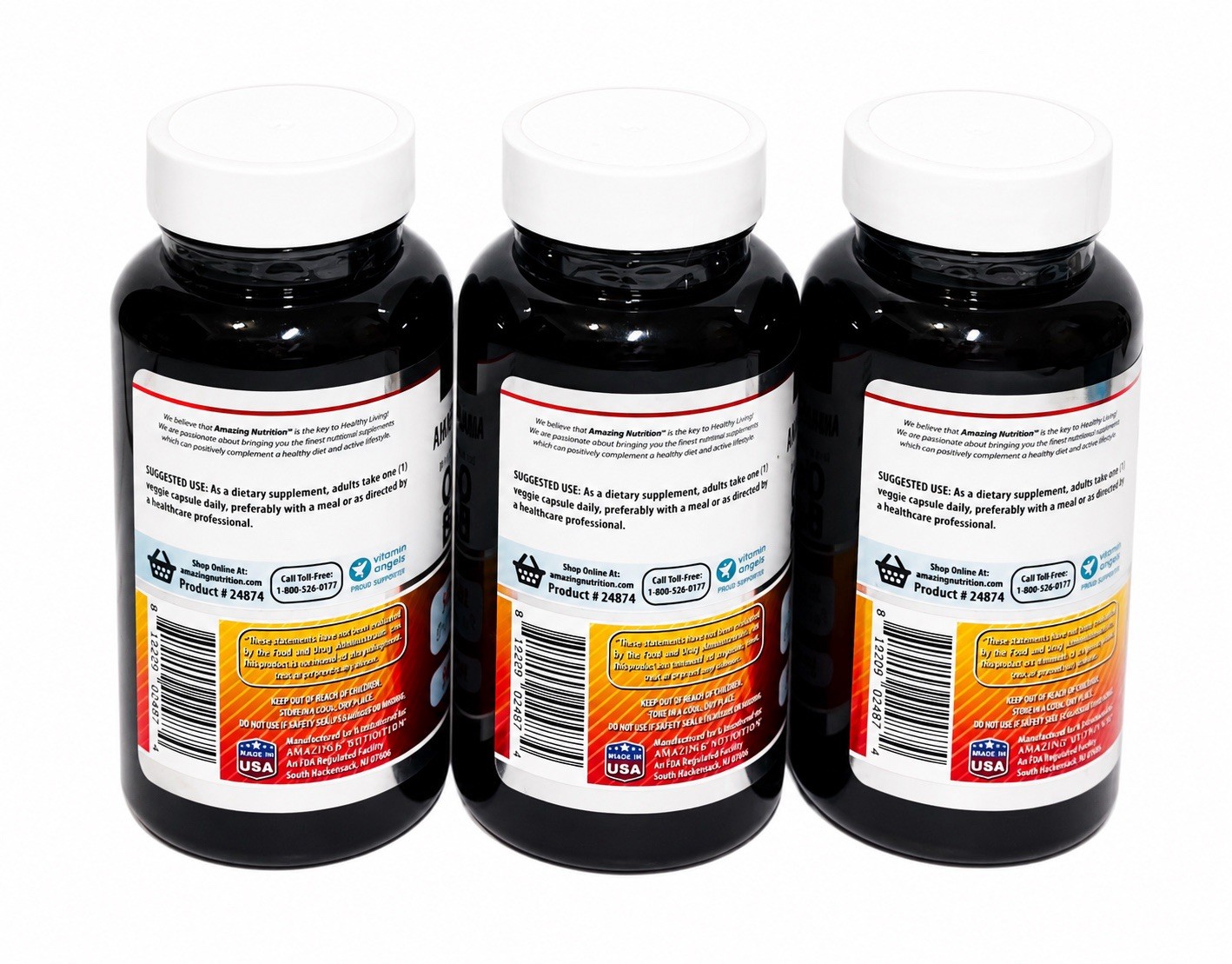 Quercetin Berberine 500mg 3 Pack 270 Veggie Capsules Antioxidant Supplement