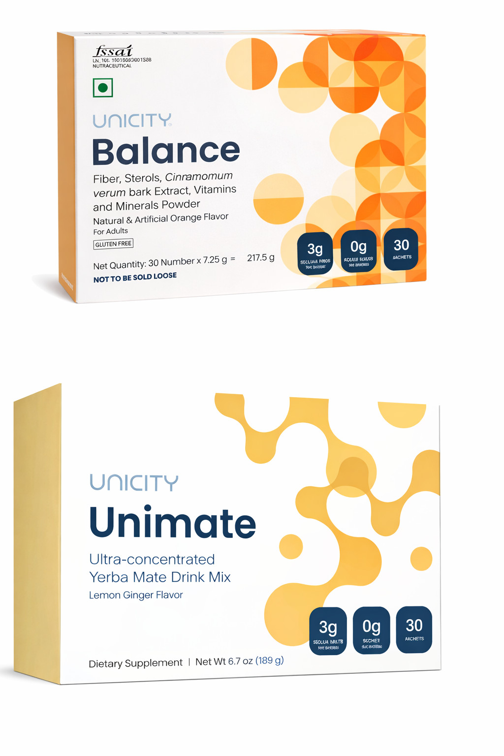 Unicity Feel Great Pack (1x Yerba, 1x Balance) Weight Management & Control