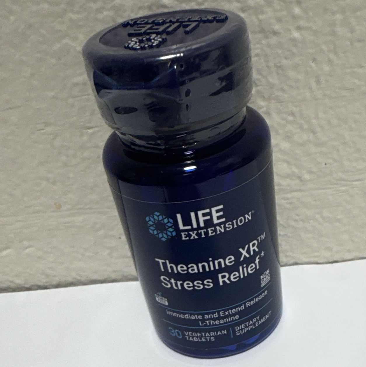 Life Extension Theanine XR Stress Relief L-Theanine 30 Tablets Vegetarian