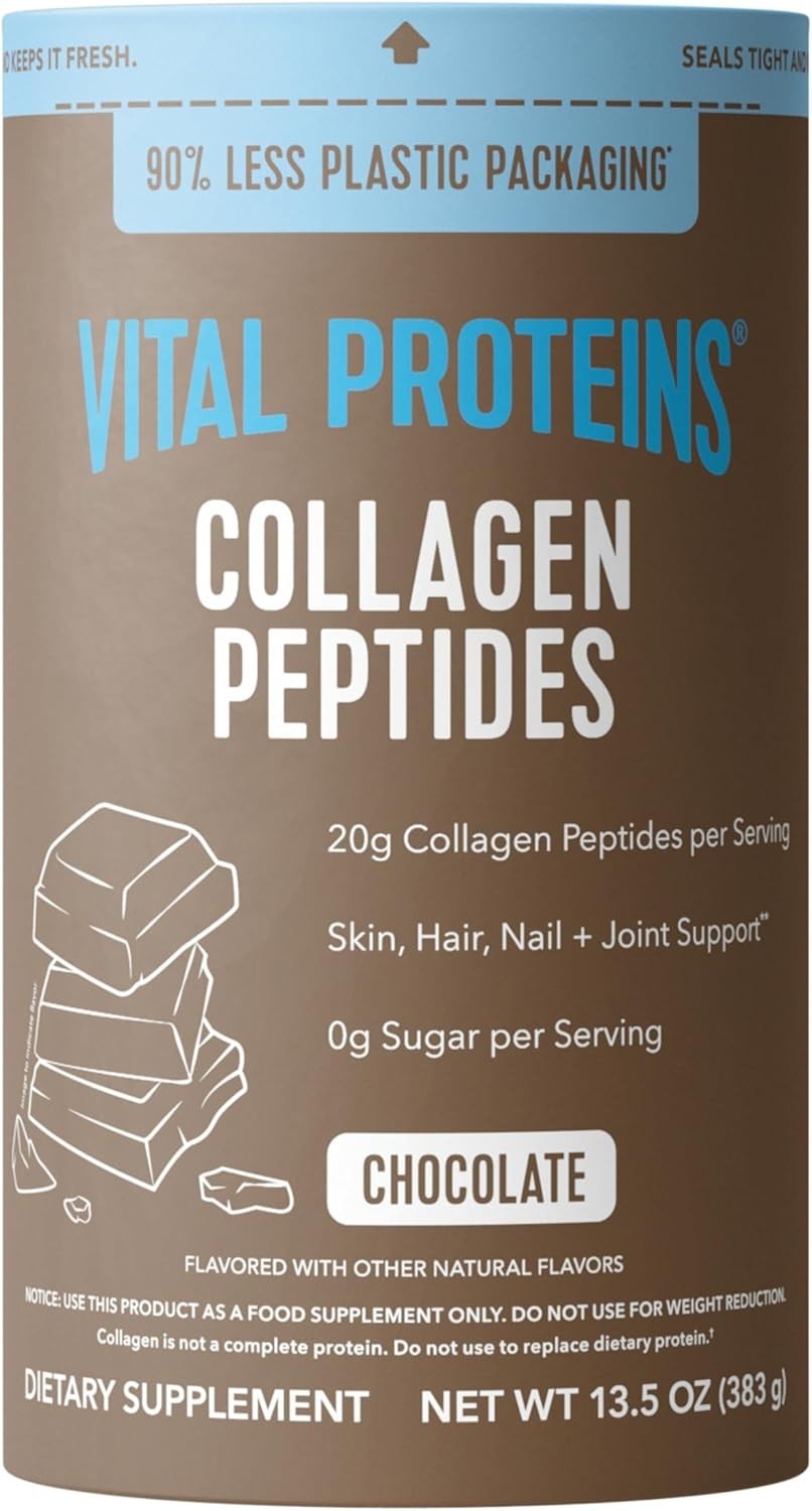 Vital Proteins Collagen Peptides Powder – Chocolate Powder for Hair, Nail, Skin