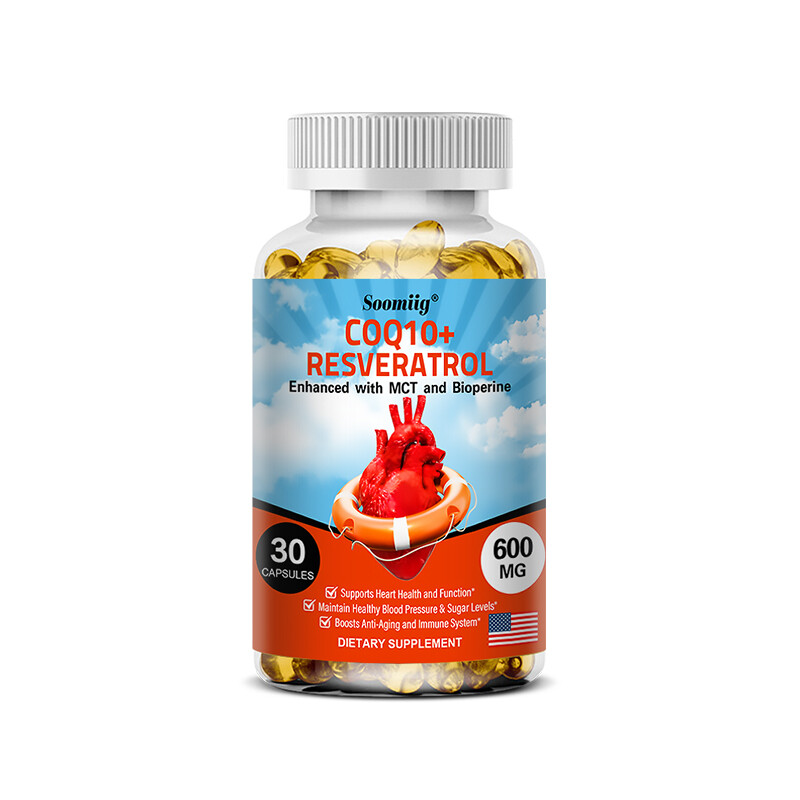 Soomiig CoQ10 300 mg. 30/60/120 Capsules Heart Health Energy