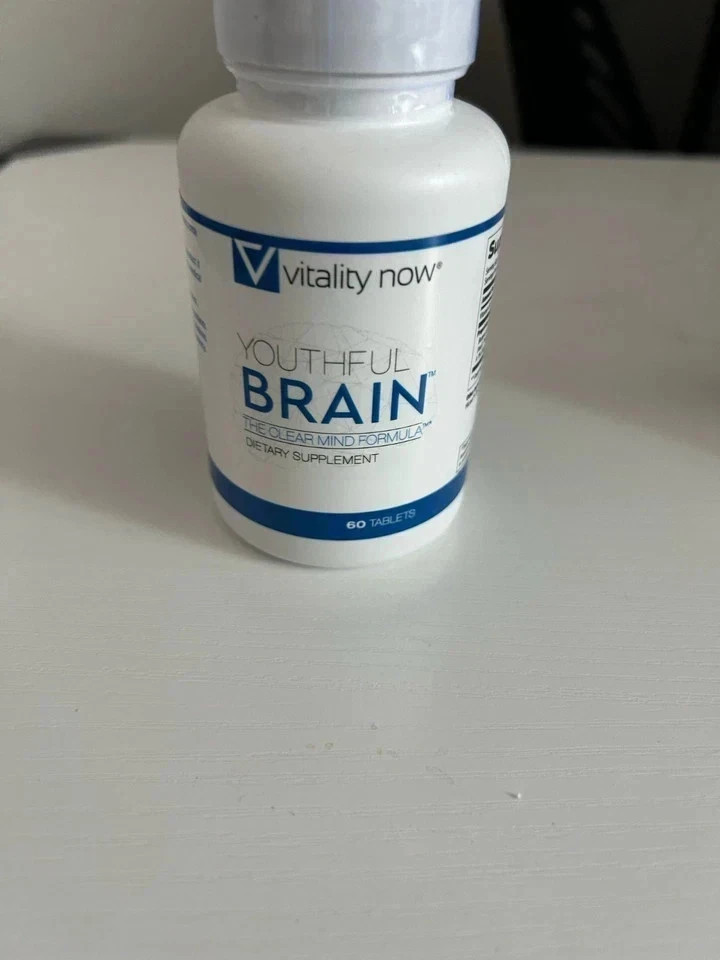 2 Pack Vitality Now Youthful Brain Memory Health Supplement Tablets – 60 Count