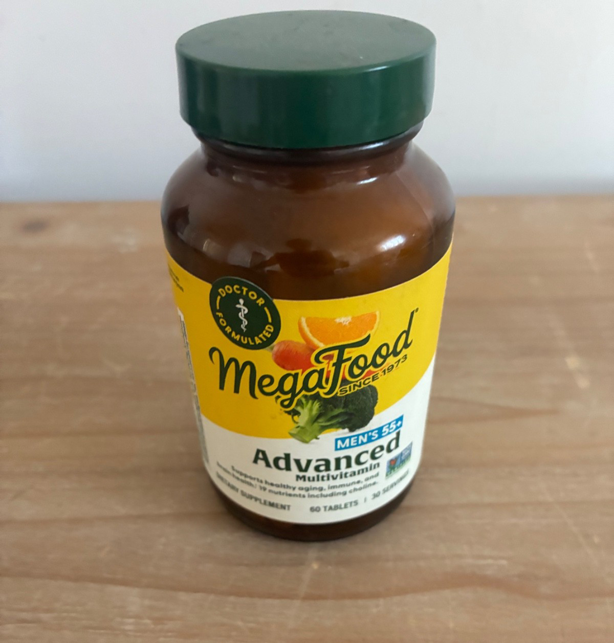 NEW & Sealed MegaFood, Men’s 55+, Advanced Multivitamin, 60 Tablets