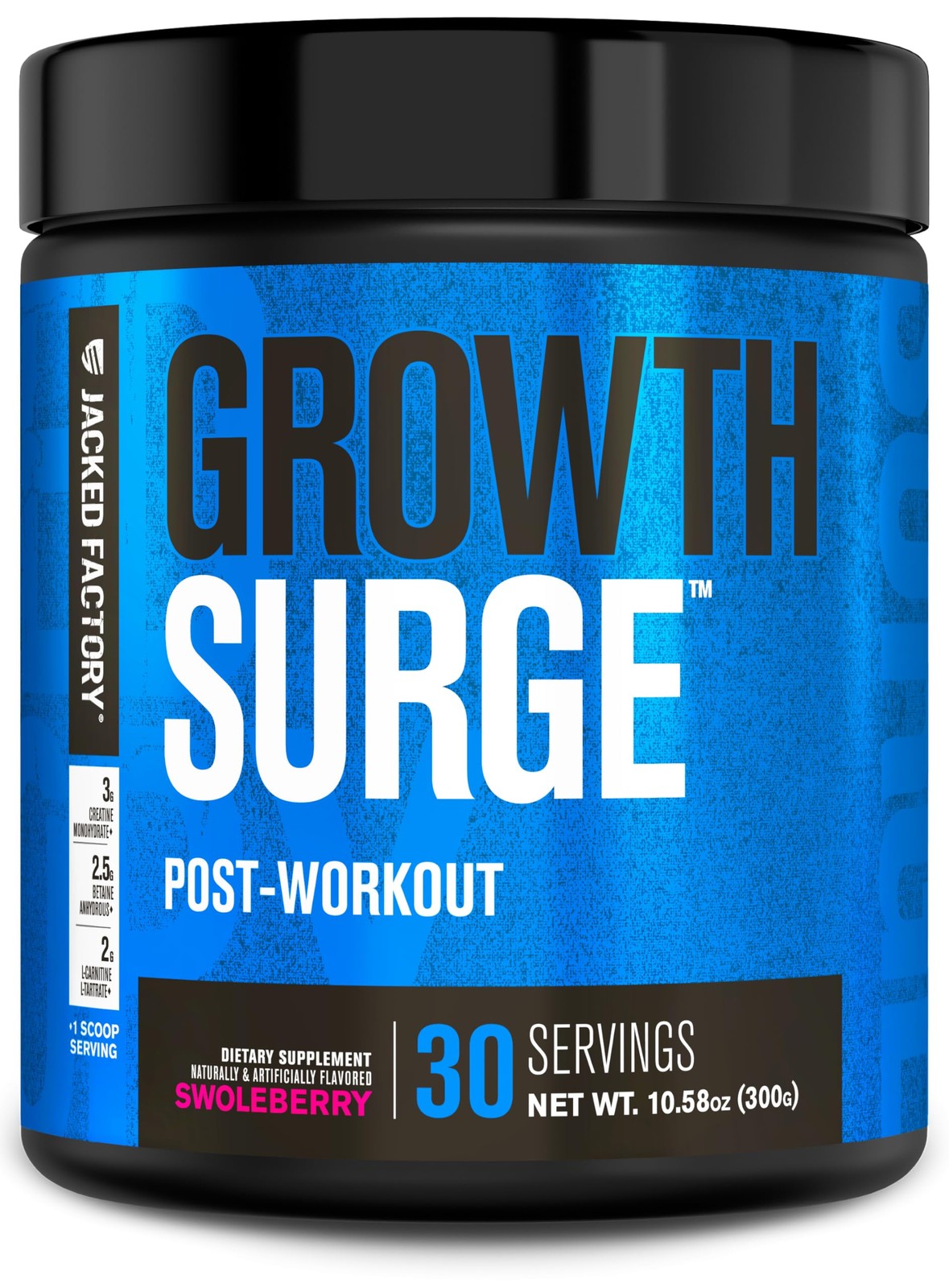 Jacked Factory Growth Surge Creatine Post 30 Servings (Pack of 1), No Color