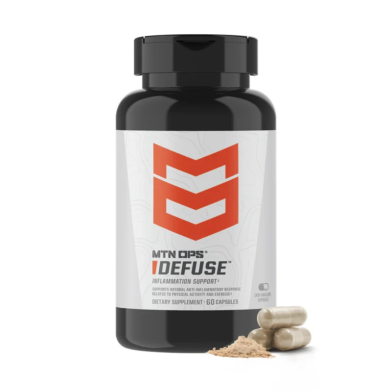 MTN OPS Defuse Inflammation Muscle Joint Support 60 Capsules EXP 09/2026