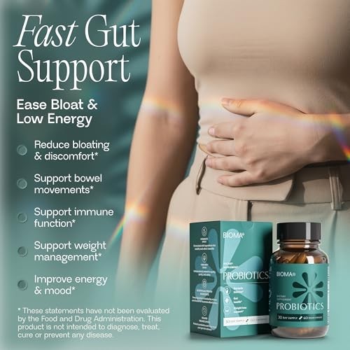 BIOMA Probiotics – Digestive Health Probiotic – Gut Support for Men & Women with