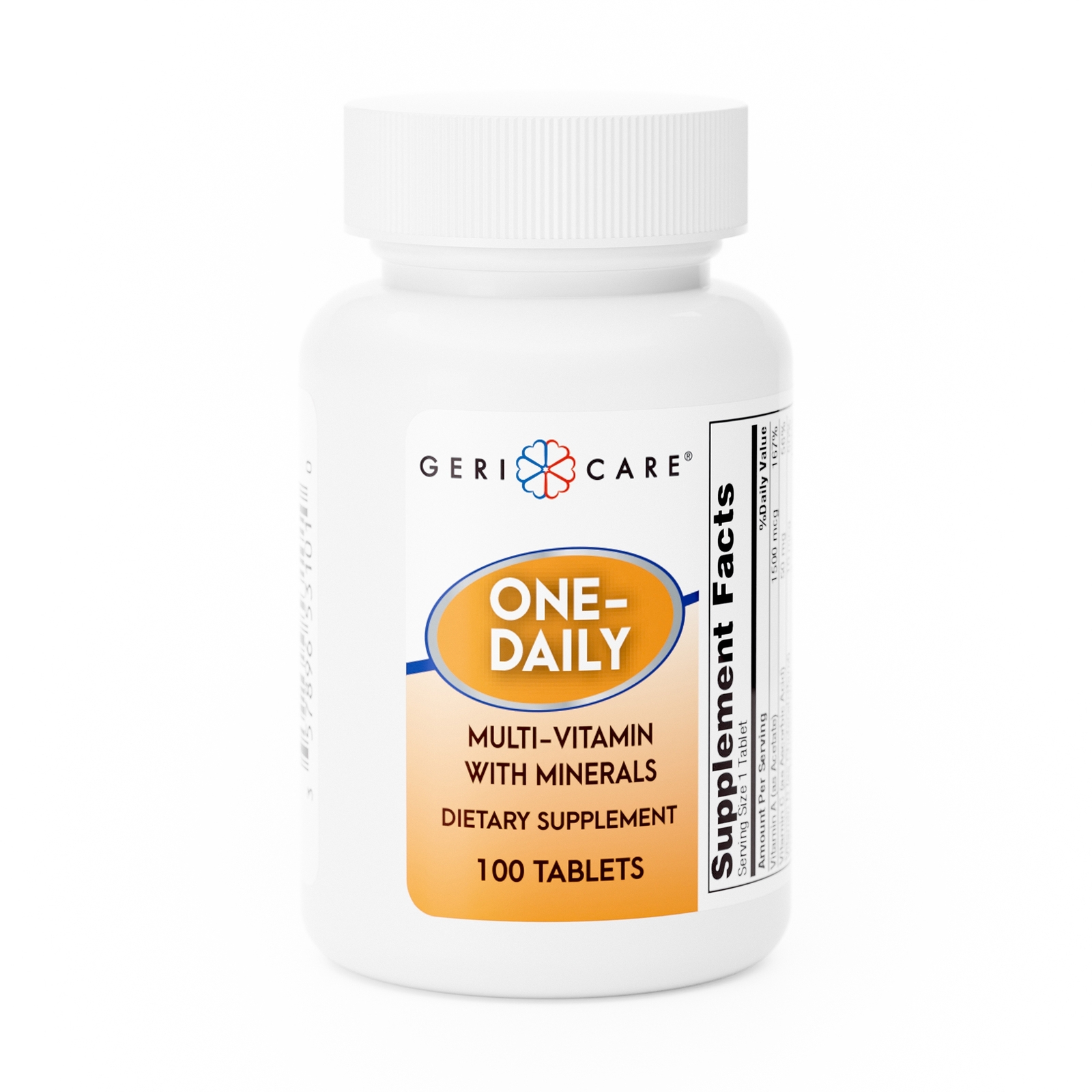 Geri-Care Multivitamin Tablet 531-01-GCP 12 Bottles 100 per Bottle
