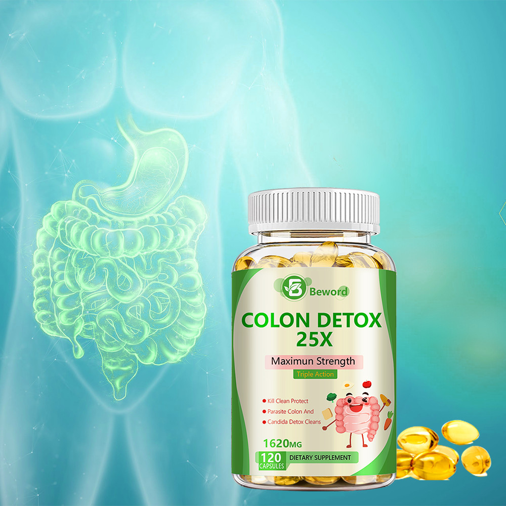 Anti-Parasite & Candida Cleanse Supplement Body Colon Detox 120 Caps-