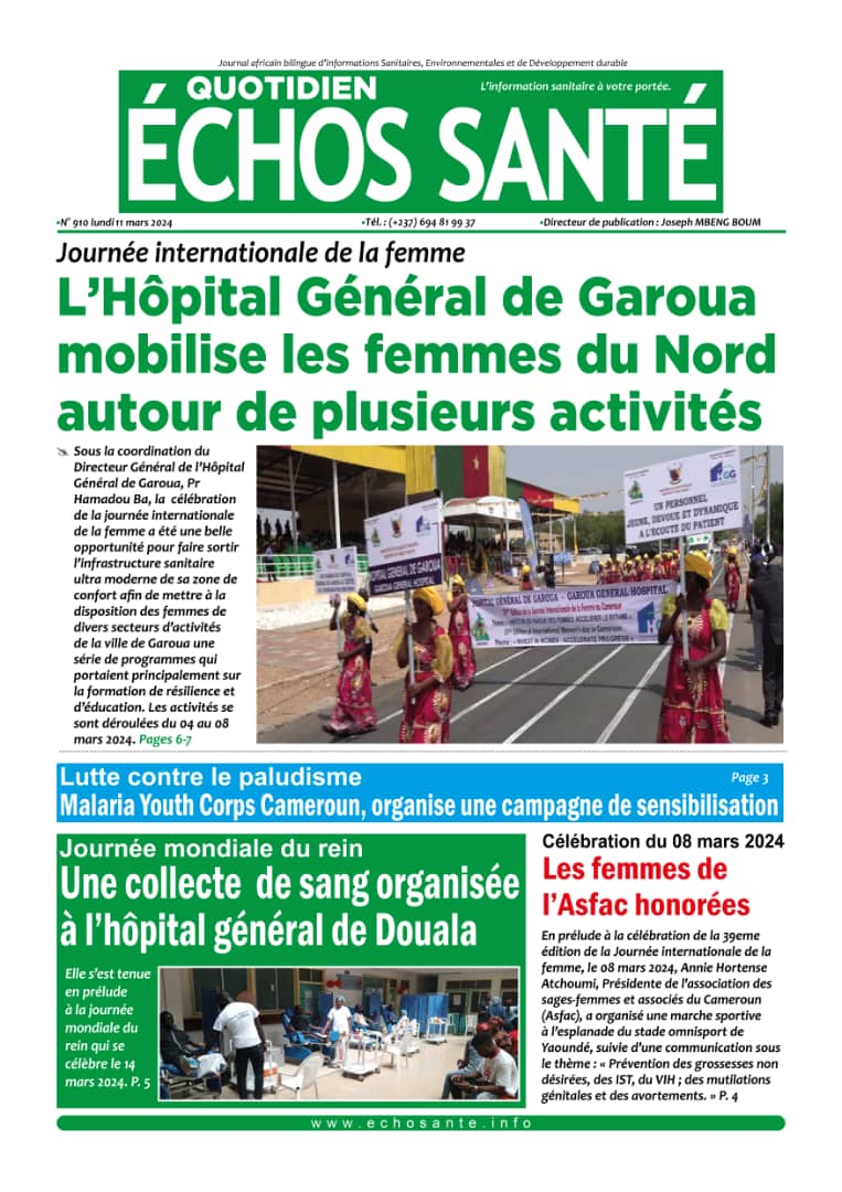 Echos Santé N° 910 Du Lundi 11 Mars 2024