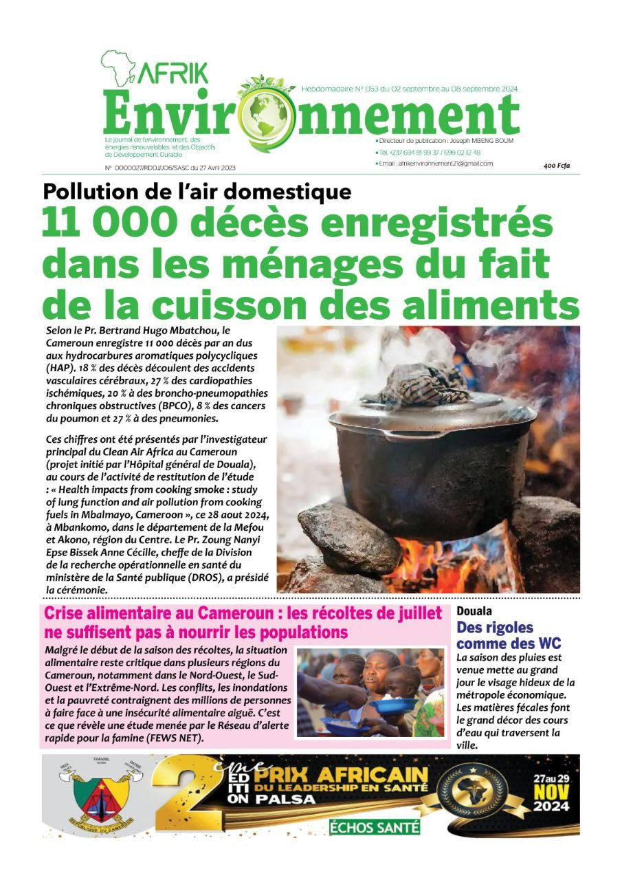 AfrikEnvironnement N°053 lundi 02 septembre 2024