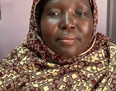 Madame Aissatou Alim, présidente de l'association APRODHAFIM