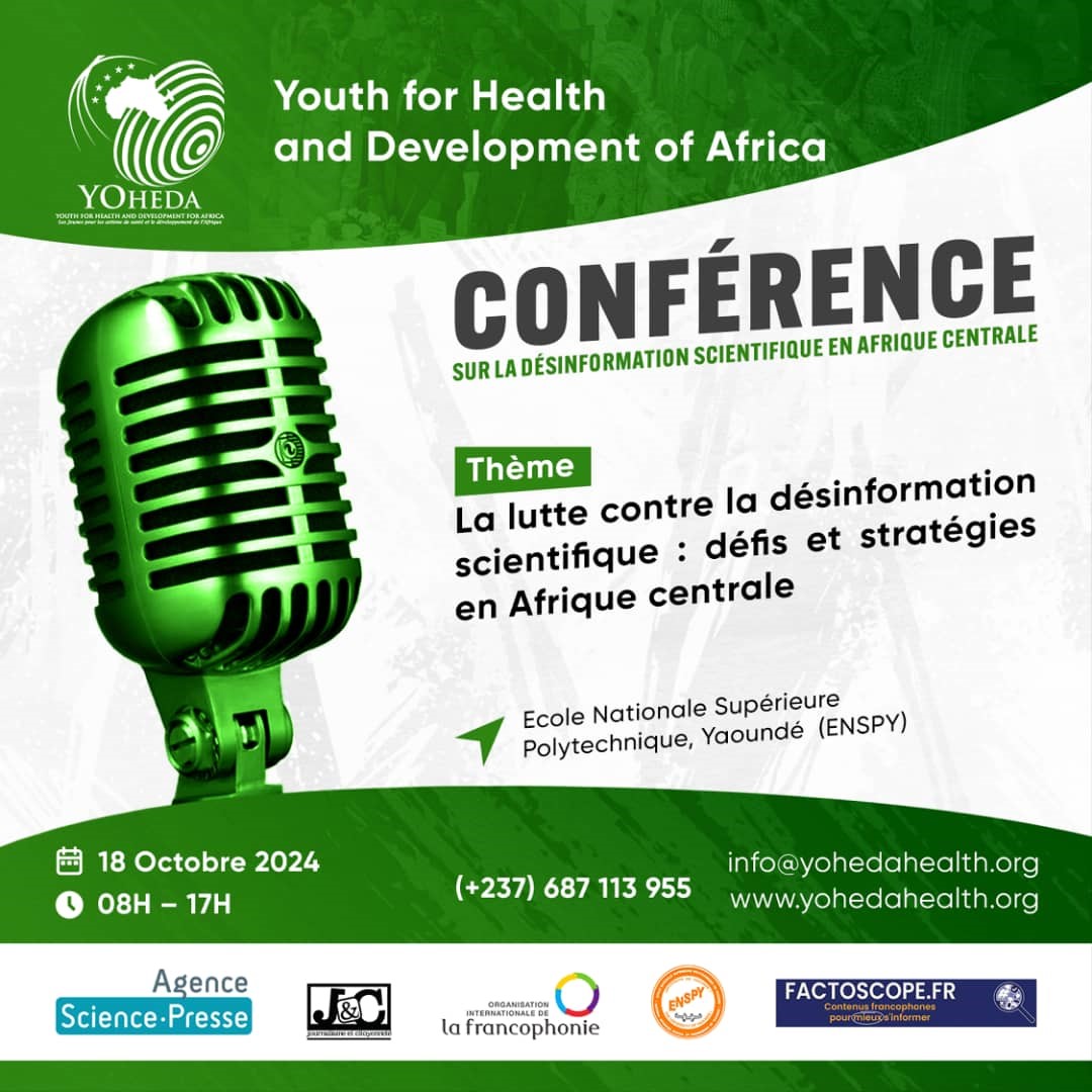 YOHEDA organise une conférence sur la désinformation scientifique en Afrique centrale