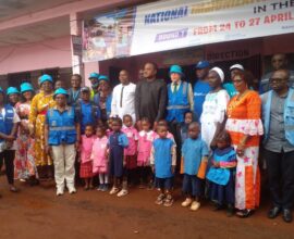 Photo de famille fin lancement JNV Bafoussam