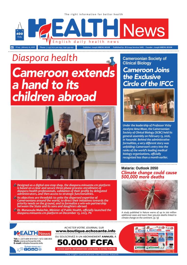 Health News N°049 du lundi 16 février 2026